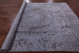 Modern Handmade Wool & Silk Rug - 8' 0" X 10' 3" - Golden Nile