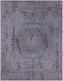 Modern Handmade Wool & Silk Rug - 8' 0" X 10' 3" - Golden Nile