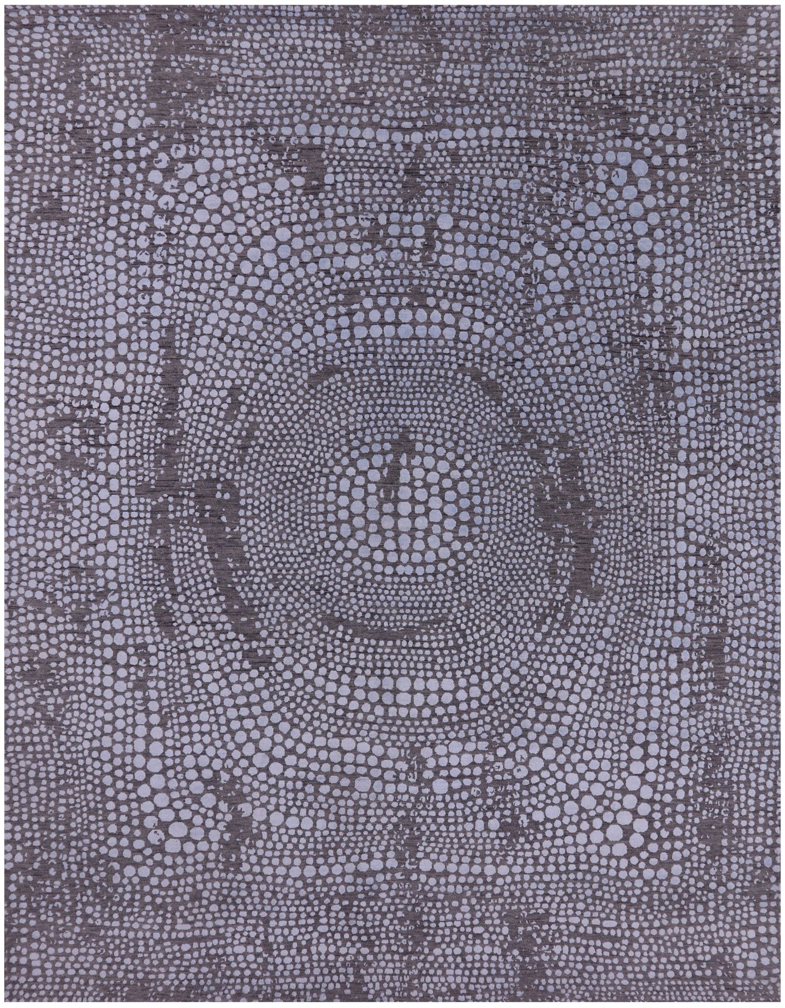 Modern Handmade Wool & Silk Rug - 8' 0" X 10' 3" - Golden Nile