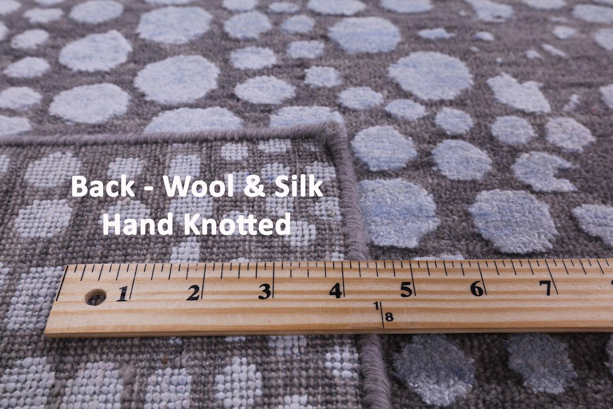 Modern Handmade Wool & Silk Rug - 8' 0" X 10' 3" - Golden Nile