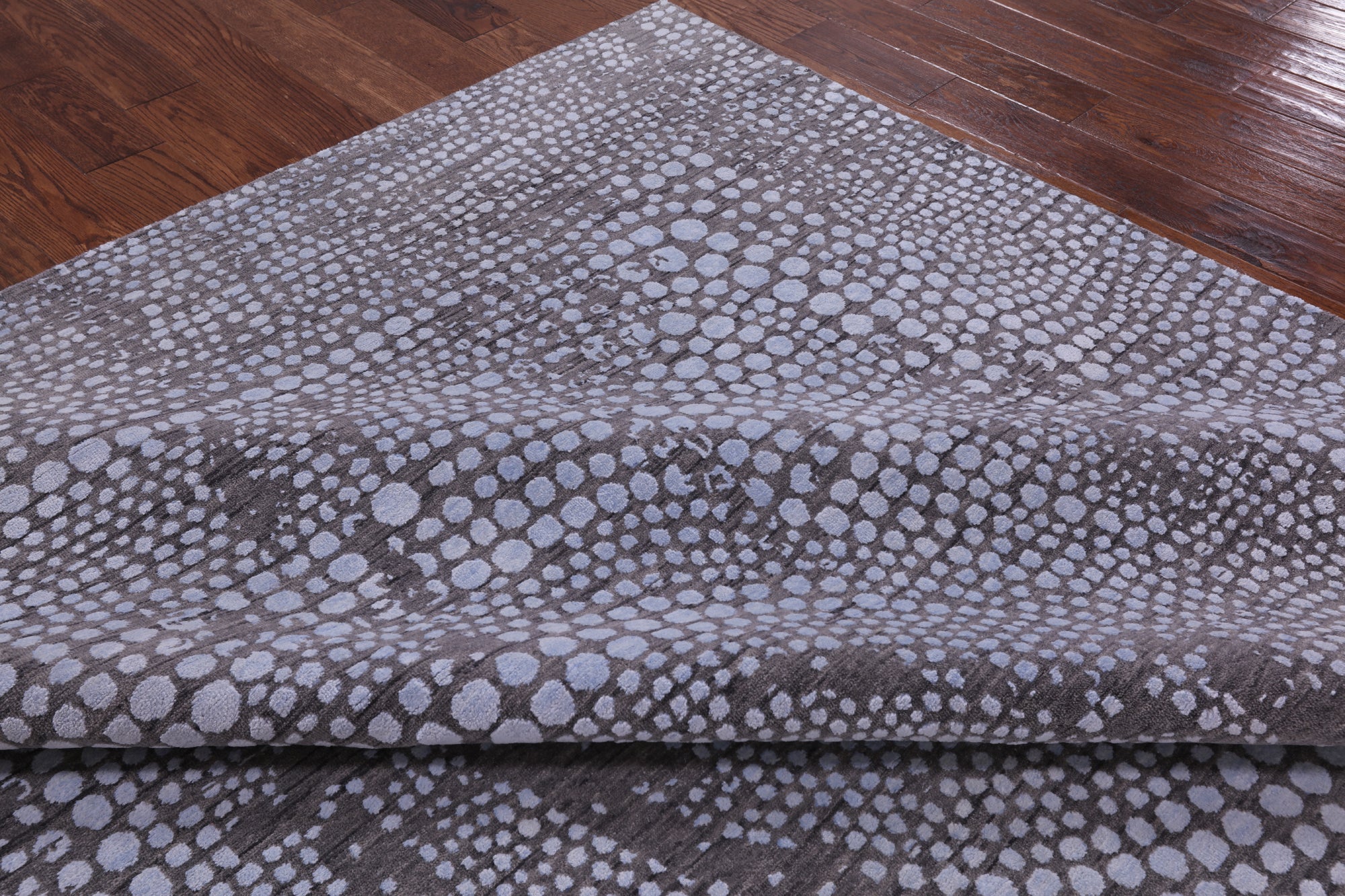 Modern Handmade Wool & Silk Rug - 8' 0" X 10' 3" - Golden Nile