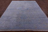 Modern Handmade Wool & Silk Rug - 8' 1" X 9' 10" - Golden Nile