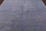 Modern Handmade Wool & Silk Rug - 8' 1" X 9' 10" - Golden Nile