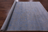 Modern Handmade Wool & Silk Rug - 8' 1" X 9' 10" - Golden Nile