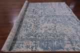 Modern Handmade Wool & Silk Rug - 7' 10" X 10' 1" - Golden Nile