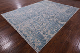Modern Handmade Wool & Silk Rug - 7' 10" X 10' 1" - Golden Nile