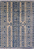 Southwest Navajo Design Gabbeh Handmade Wool Rug - 5' 10" X 8' 7" - Golden Nile