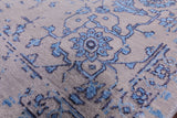 Grey Modern Handmade Wool & Silk Rug - 9' 1" X 12' 4" - Golden Nile