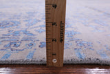 Grey Modern Handmade Wool & Silk Rug - 9' 1" X 12' 4" - Golden Nile