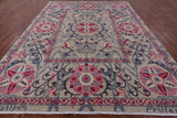 Ivory William Morris Handmade Wool Rug - 9' 1" X 12' 1" - Golden Nile