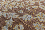 William Morris Hand Knotted Wool Runner Rug - 3' 0" X 9' 7" - Golden Nile