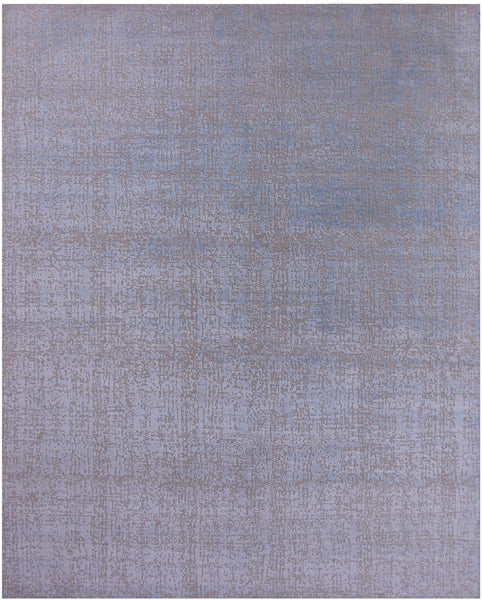 Modern Hand Knotted Wool & Silk Rug - 8' 1" X 10' 1" - Golden Nile