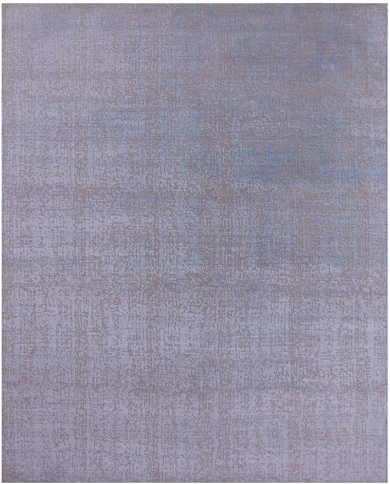Modern Hand Knotted Wool & Silk Rug - 8' 1" X 10' 1" - Golden Nile