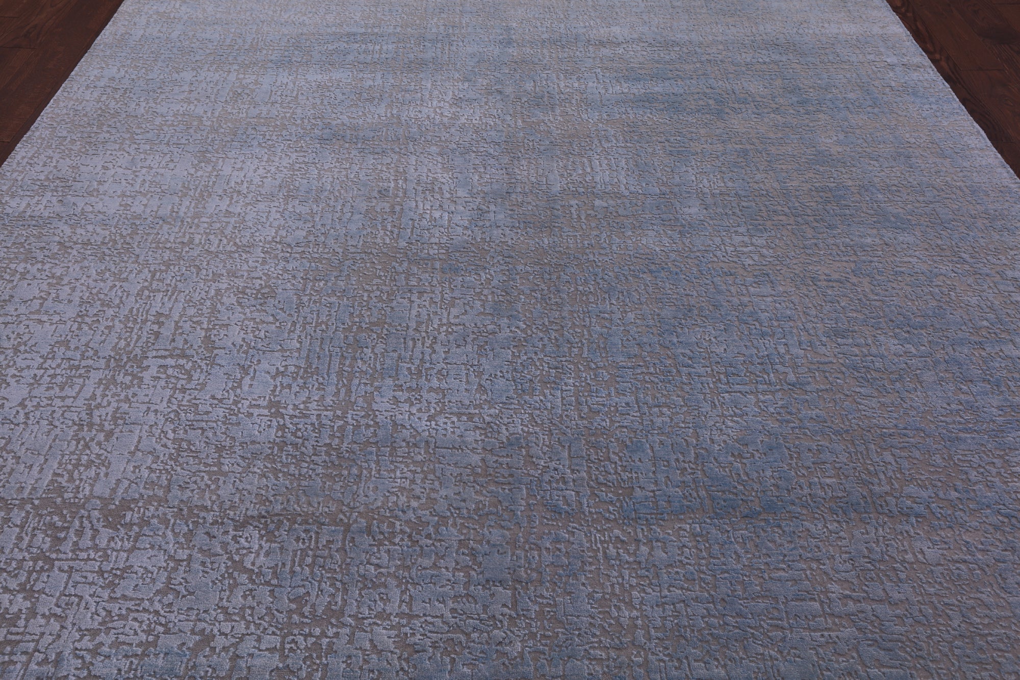 Modern Hand Knotted Wool & Silk Rug - 8' 1" X 10' 1" - Golden Nile