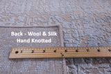 Modern Hand Knotted Wool & Silk Rug - 8' 1" X 10' 1" - Golden Nile