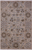 Ivory William Morris Handmade Wool Rug - 6' 3" X 9' 4" - Golden Nile