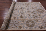 Ivory William Morris Handmade Wool Rug - 6' 3" X 9' 4" - Golden Nile