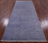 Full Pile Overdyed Handmade Wool Runner Rug - 4' 0" X 10' 6" - Golden Nile