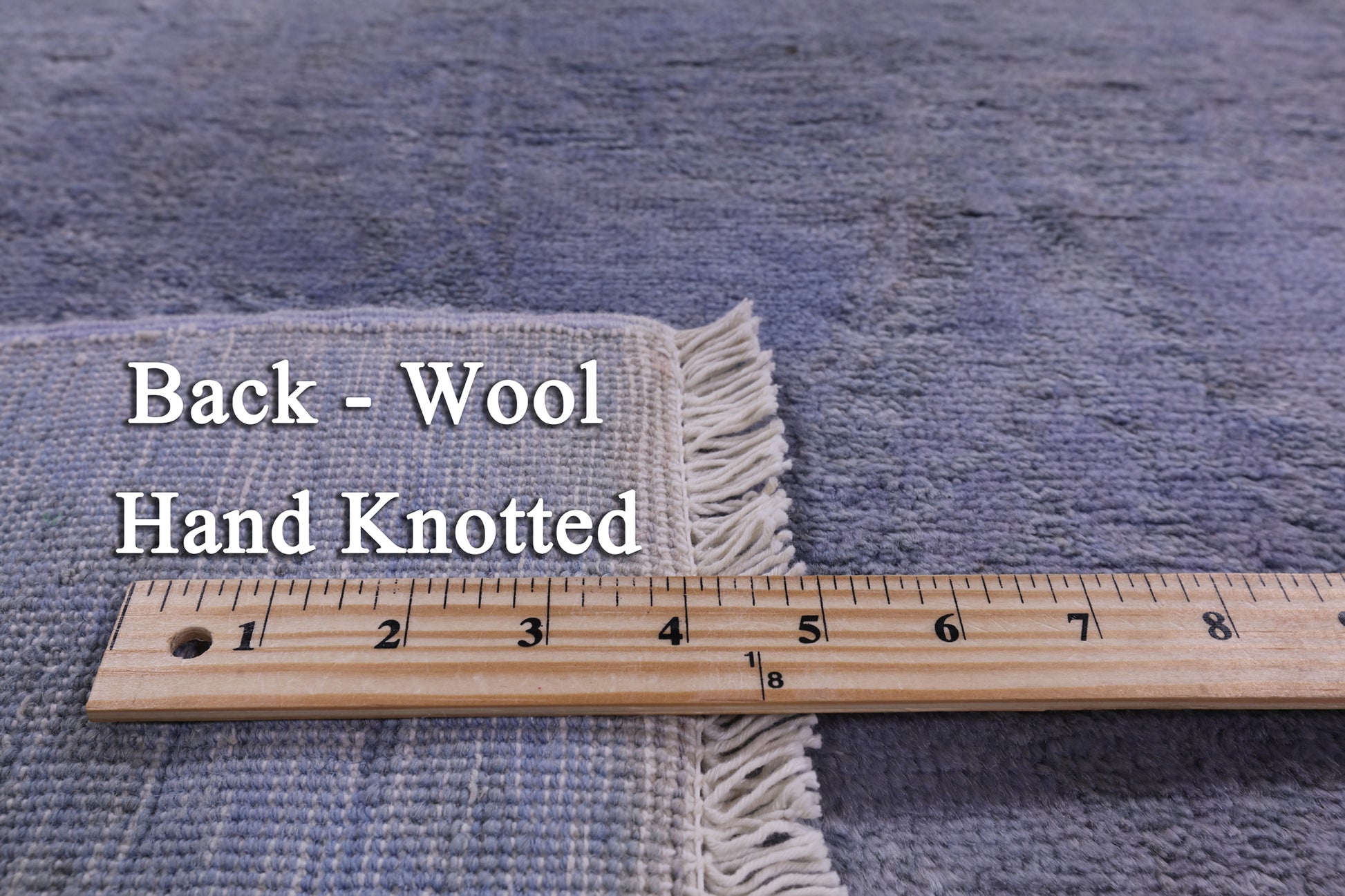 Full Pile Overdyed Handmade Wool Runner Rug - 4' 0" X 10' 6" - Golden Nile