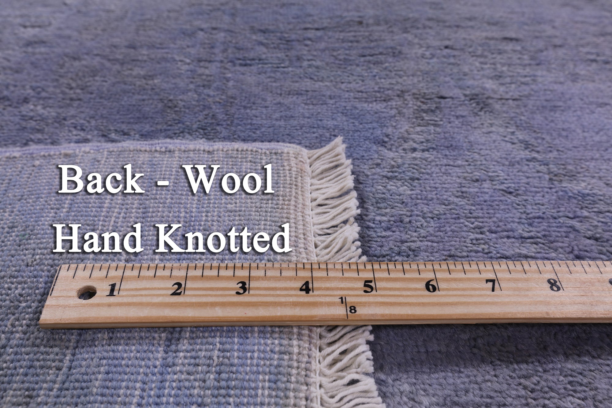 Full Pile Overdyed Handmade Wool Runner Rug - 4' 0" X 10' 6" - Golden Nile