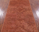 Full Pile Overdyed Handmade Wool Runner Rug - 3' 1" X 10' 8" - Golden Nile