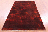 Full Pile Overdyed Handmade Wool Rug - 4' 10" X 8' 0" - Golden Nile