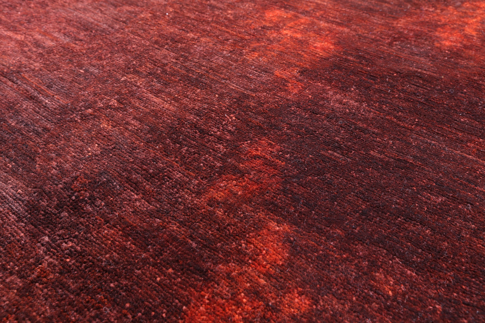 Full Pile Overdyed Handmade Wool Rug - 4' 10" X 8' 0" - Golden Nile