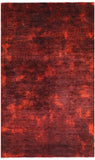 Full Pile Overdyed Handmade Wool Rug - 4' 10" X 8' 0" - Golden Nile