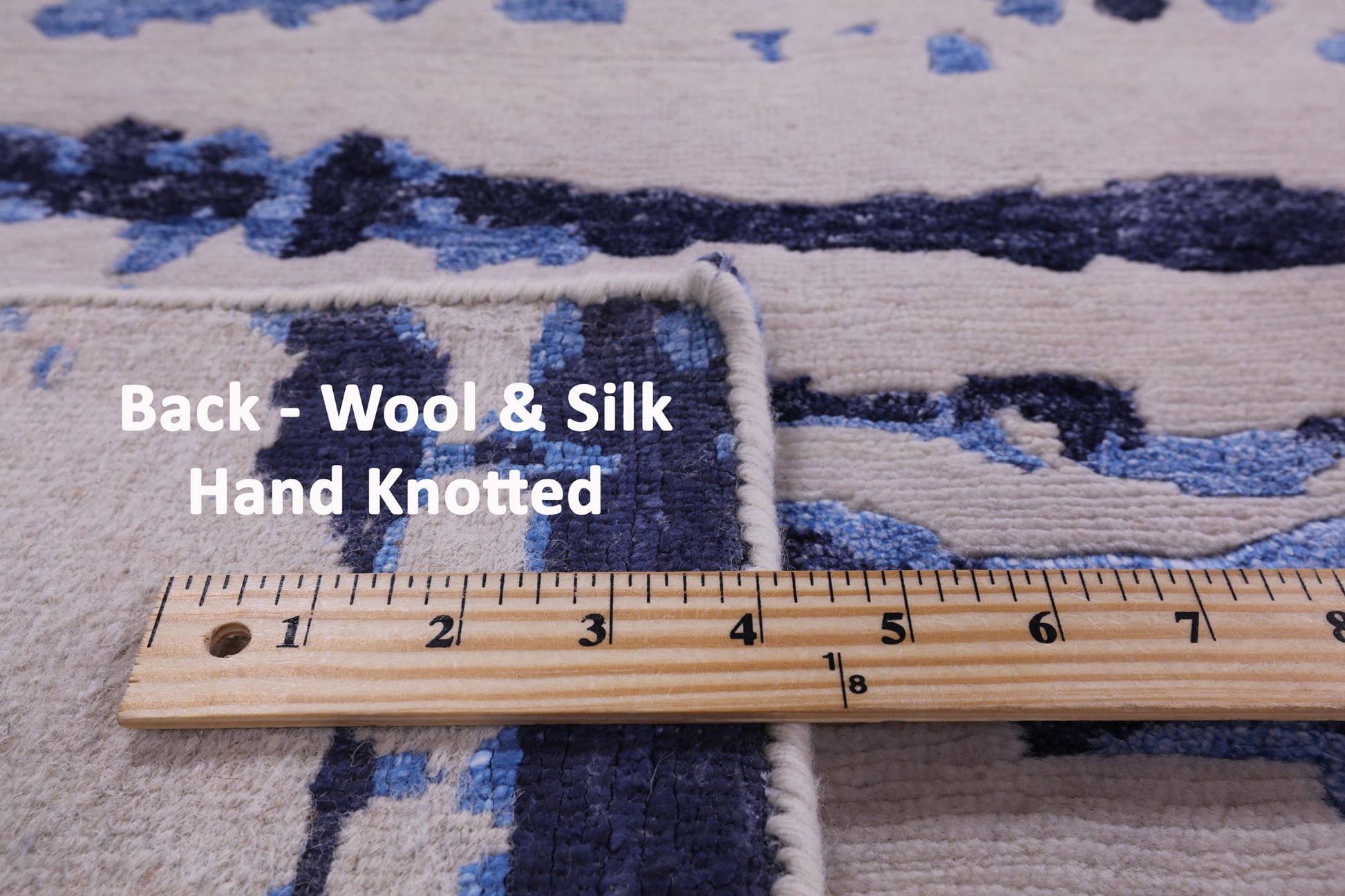 Modern Handmade Wool & Silk Rug - 8' 3" X 10' 1" - Golden Nile