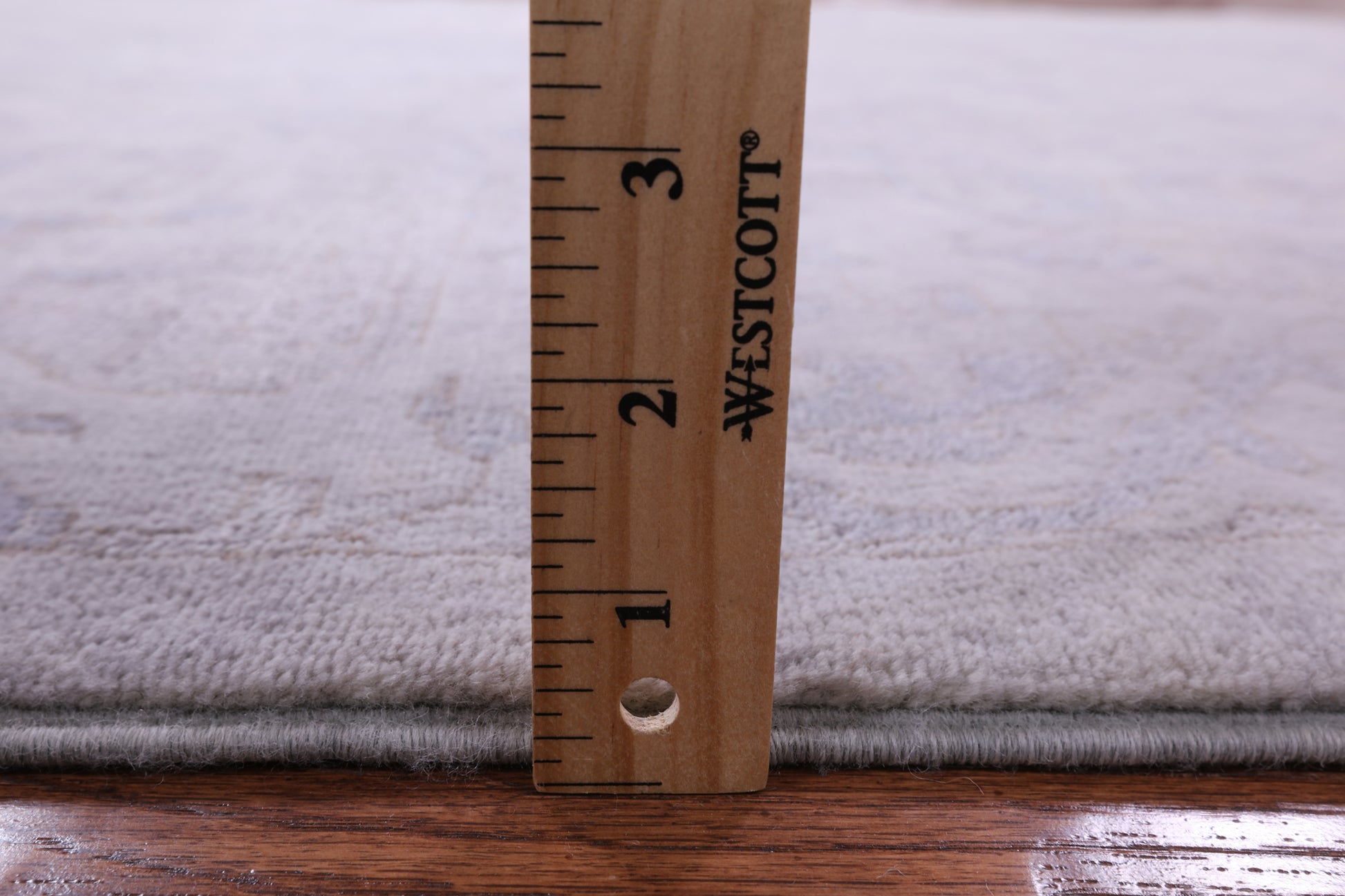 Grey Full Pile Overdyed Handmade Wool Rug - 6' 1" X 8' 10" - Golden Nile