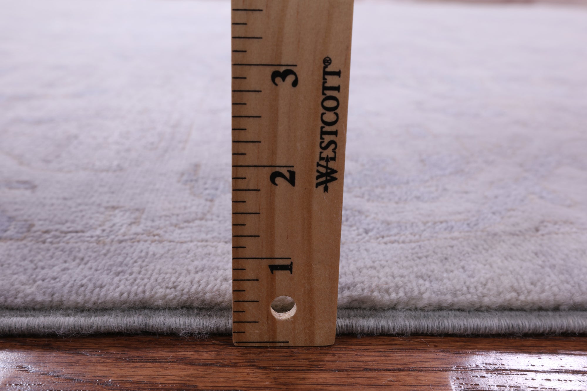 Grey Full Pile Overdyed Handmade Wool Rug - 6' 1" X 8' 10" - Golden Nile