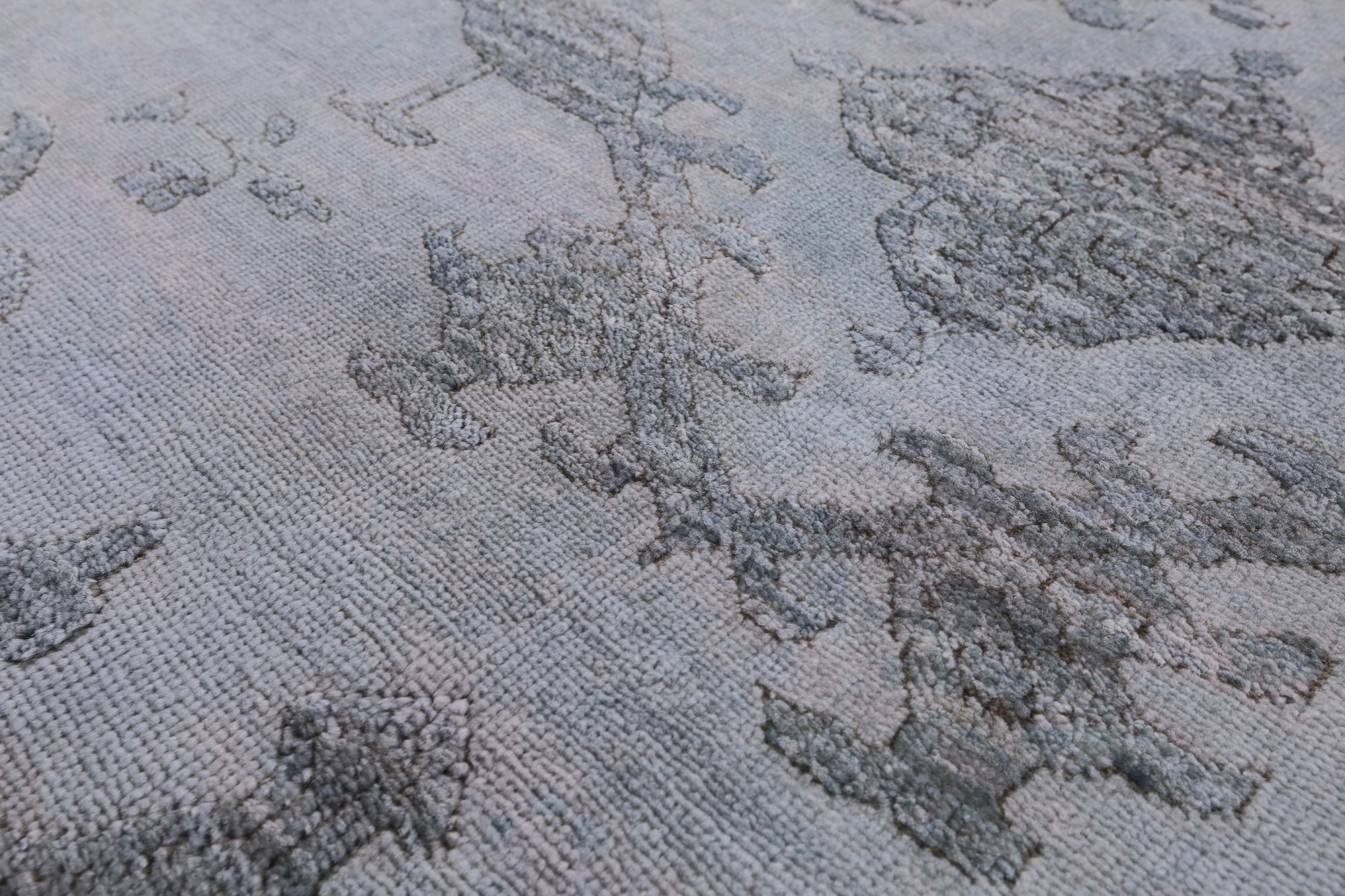 Full Pile Overdyed Hand Knotted Wool Rug - 5' 3" X 12' 1" - Golden Nile