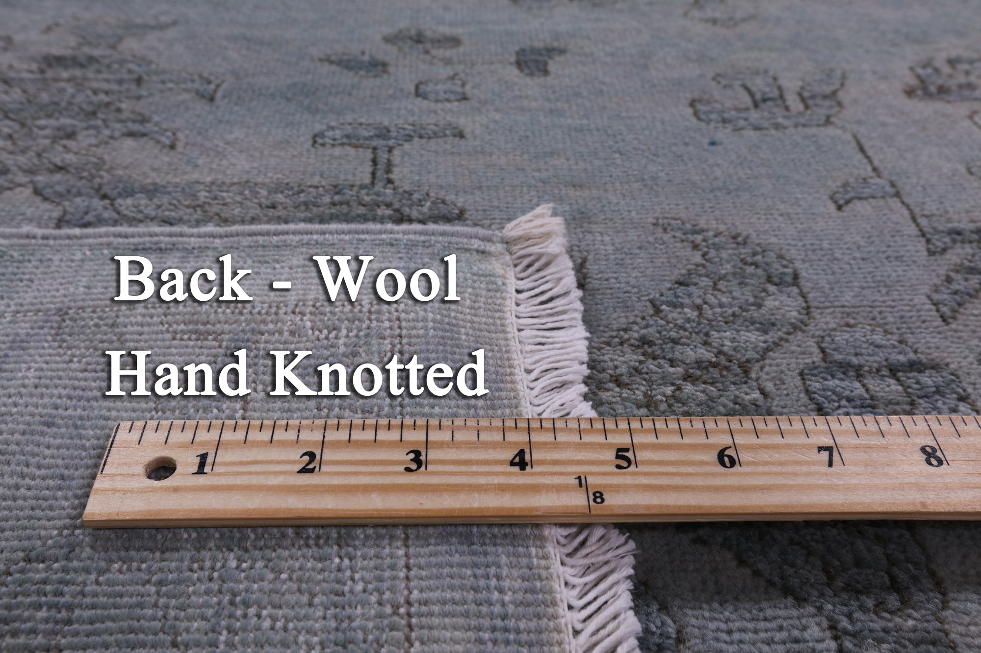 Full Pile Overdyed Hand Knotted Wool Rug - 5' 3" X 12' 1" - Golden Nile