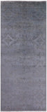 Full Pile Overdyed Hand Knotted Wool Rug - 5' 3" X 12' 1" - Golden Nile