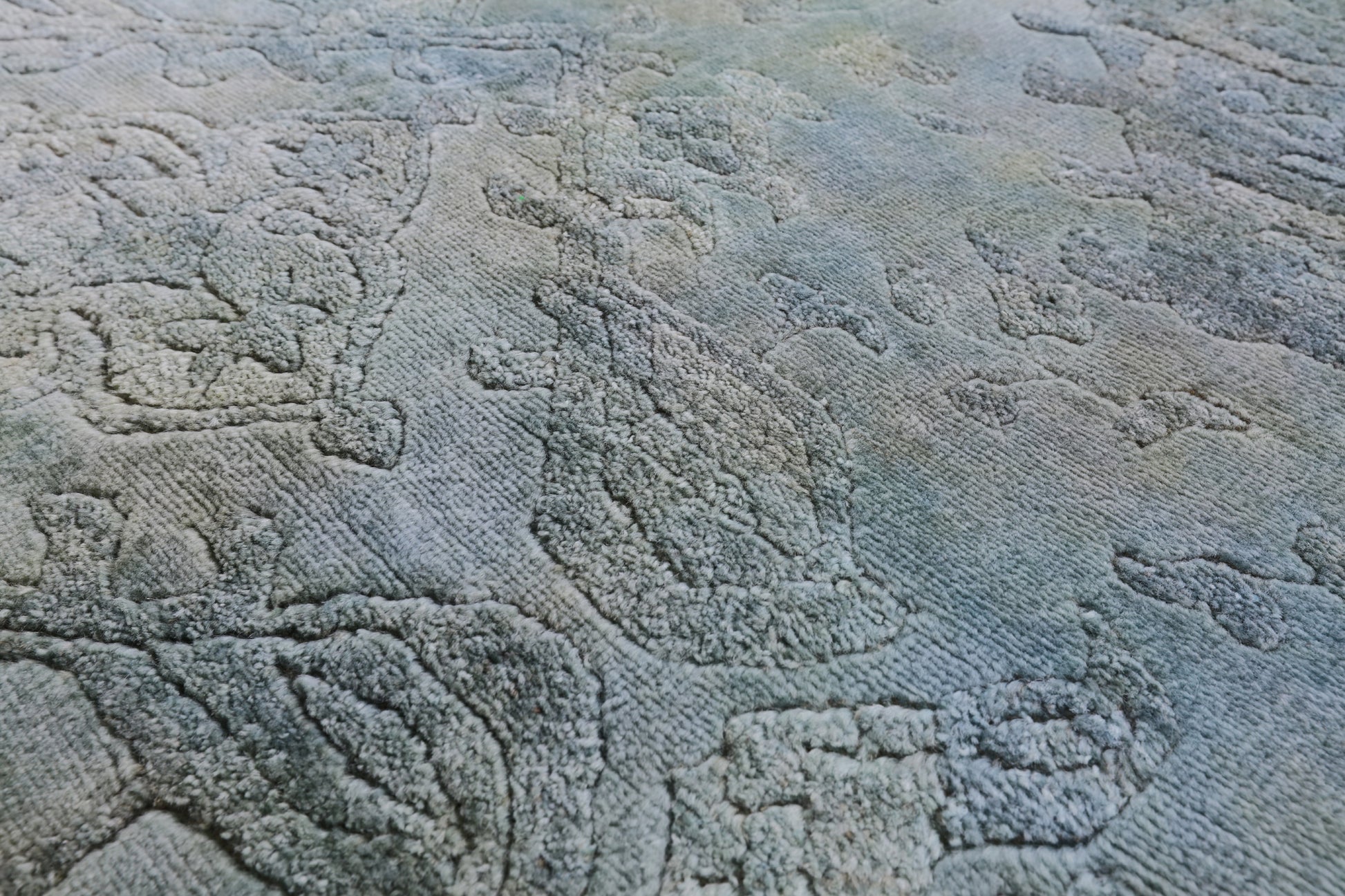 Full Pile Overdyed Hand Knotted Wool Runner Rug - 3' 0" X 10' 0" - Golden Nile