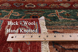 Tribal Gabbeh Hand Knotted Wool Rug - 5' 9" X 8' 1" - Golden Nile
