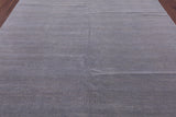 Grey Savannah Grass Hand Knotted Wool & Silk Rug - 8' 1" X 10' 3" - Golden Nile