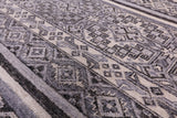 Tribal Khorjin Persian Gabbeh Handmade Wool Rug - 8' 10" X 11' 7" - Golden Nile