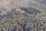 Modern Handmade Wool & Silk Rug - 6' 2" X 9' 0" - Golden Nile