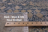 Modern Handmade Wool & Silk Rug - 6' 2" X 9' 0" - Golden Nile