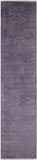 Grey Full Pile Overdyed Hand Knotted Wool Runner Rug - 2' 7" X 11' 10" - Golden Nile