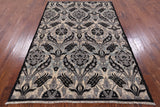 William Morris Hand Knotted Wool Rug - 5' 3" X 7' 10" - Golden Nile