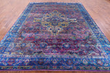 Persian Hand Knotted Silk Rug - 7' 11" X 9' 9" - Golden Nile