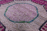 Geometric Persian Mamluk Handmade Wool & Silk Rug - 9' 0" X 12' 0" - Golden Nile