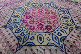 Geometric Persian Mamluk Hand Knotted Wool & Silk Rug - 9' 0" X 11' 9" - Golden Nile