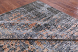 Modern Hand Knotted Wool & Silk Rug - 8' 11" X 12' 1" - Golden Nile