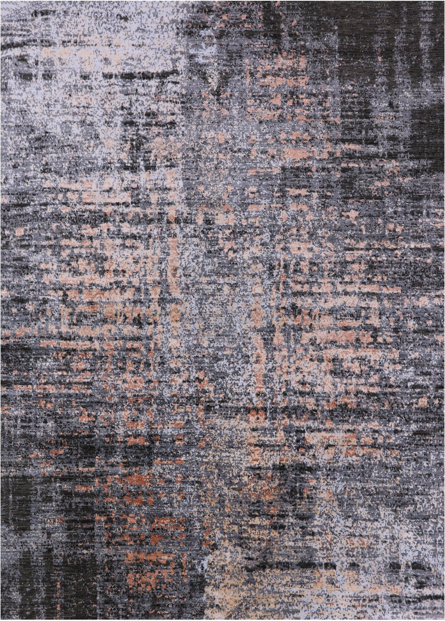 Modern Hand Knotted Wool & Silk Rug - 8' 11" X 12' 1" - Golden Nile