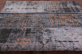 Modern Hand Knotted Wool & Silk Rug - 8' 11" X 12' 1" - Golden Nile
