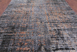 Modern Hand Knotted Wool & Silk Rug - 8' 11" X 12' 1" - Golden Nile