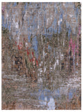 Abstract Modern Hand Knotted Wool & Silk Rug - 9' 0" X 12' 0" - Golden Nile